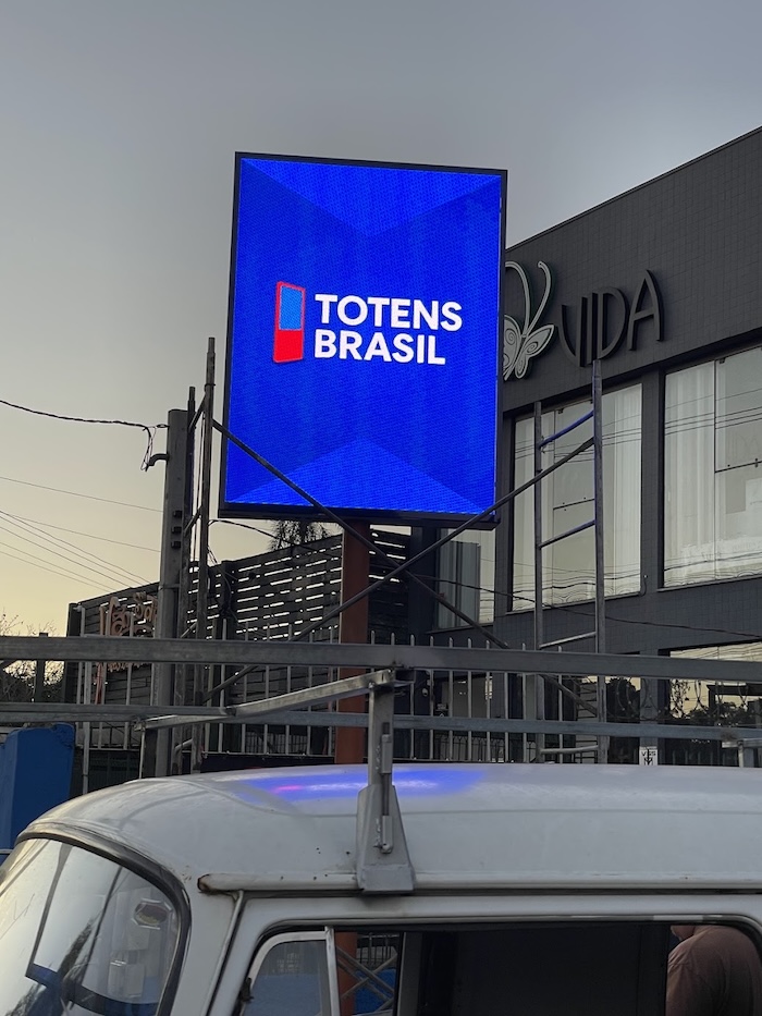 Painel de Led outdoor - Totens Brasil - Painel de Led para Eventos