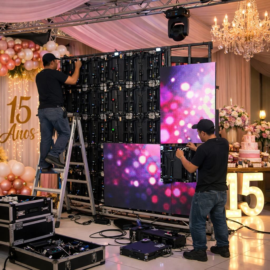 Totens Brasil - Montagem de Painel de Led